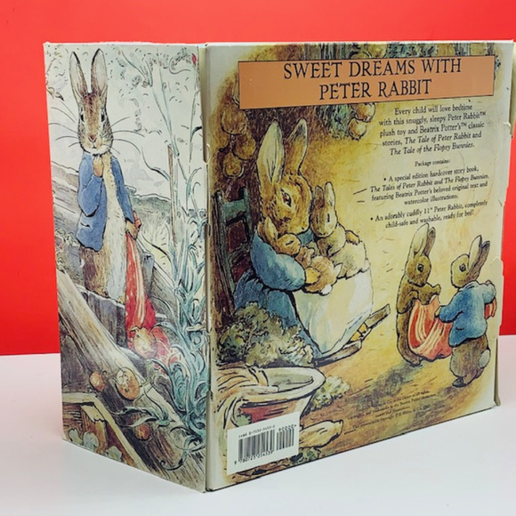 Beatrix Potter bedtime box plush book Peter Rabbit - Picture 4 of 5
